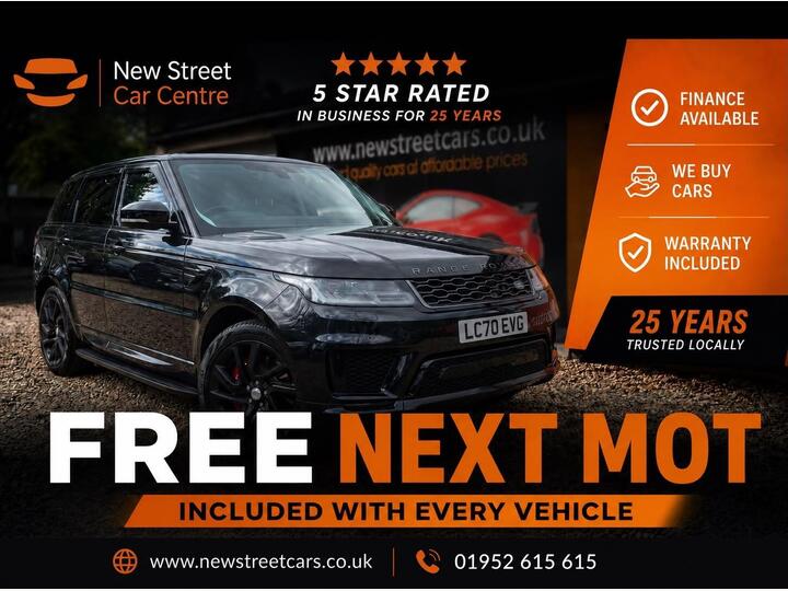 Land Rover Range Rover Sport 2.0 P400e 13.1kWh HSE Dynamic Auto 4WD Euro 6 (s/s) 5dr