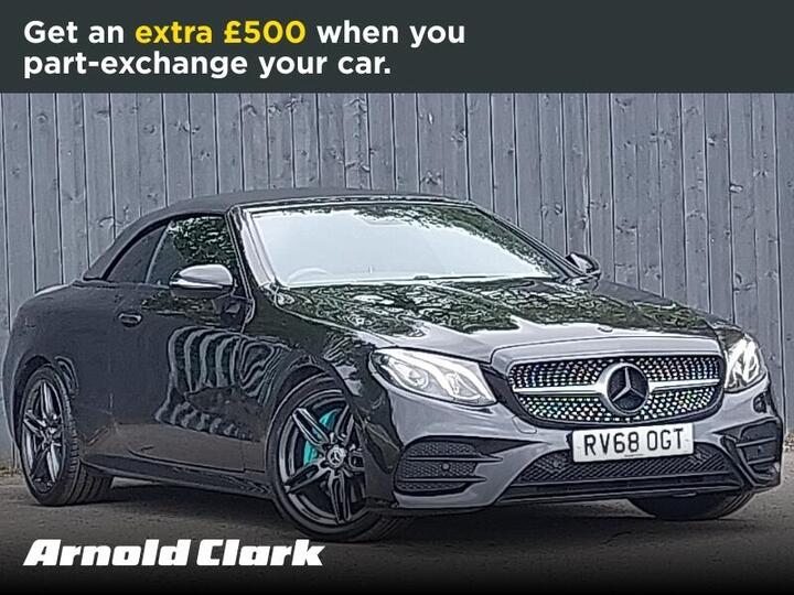 Mercedes-Benz E Class 2.0 E220d AMG Line (Premium) Cabriolet G-Tronic+ Euro 6 (s/s) 2dr