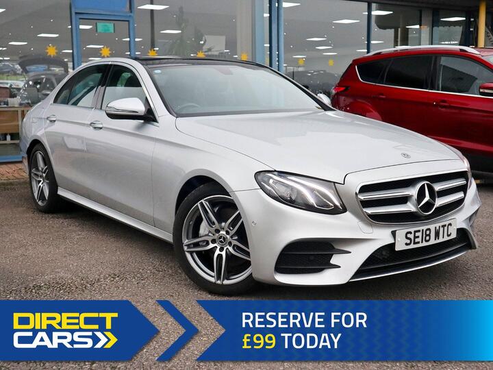 Mercedes-Benz E Class 2.0 E220d AMG Line (Premium) G-Tronic+ Euro 6 (s/s) 4dr