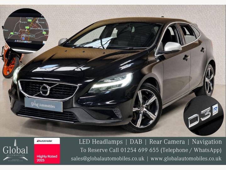 Volvo V40 2.0 D3 R-Design Nav Plus Euro 6 (s/s) 5dr