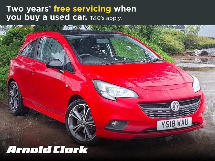 Vauxhall Corsa 1.4i Turbo Red Edition Euro 6 (s/s) 3dr