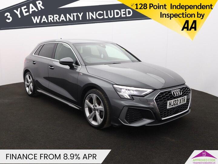 Audi A3 1.0 TFSI 30 S Line Sportback Euro 6 (s/s) 5dr