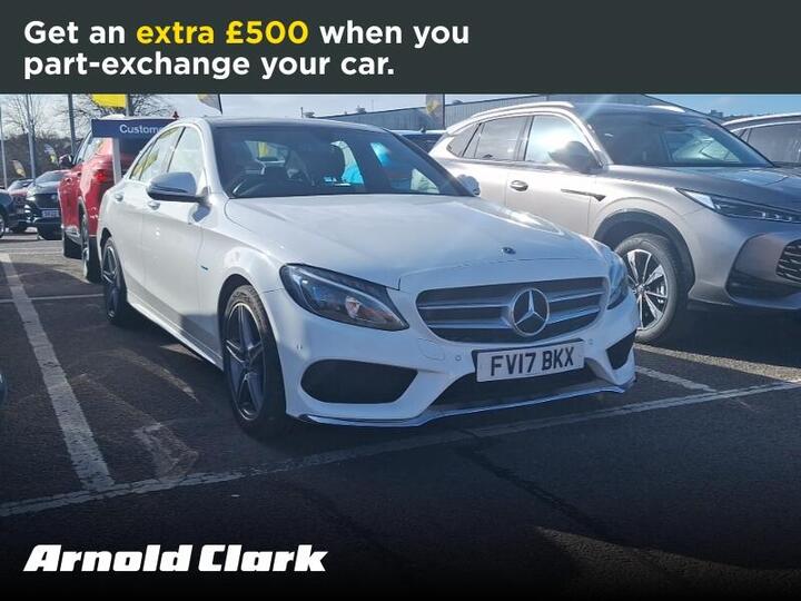 Mercedes-Benz C Class 2.0 C350e 6.4kWh AMG Line (Premium) G-Tronic+ Euro 6 (s/s) 4dr Mercedes-Benz C Class 2.0 C350e 6.4kWh AMG Line (Premium) G-Tronic+ Euro 6 (s/s) 4dr