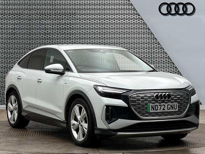 Audi Q4 E-tron Sportback 40 S Line Sportback Auto 5dr 82kWh Audi Q4 E-tron Sportback 40 S Line Sportback Auto 5dr 82kWh