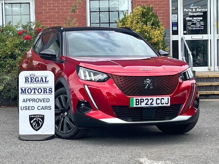 Peugeot E-2008 50kWh GT Premium Auto 5dr (7kW Charger)