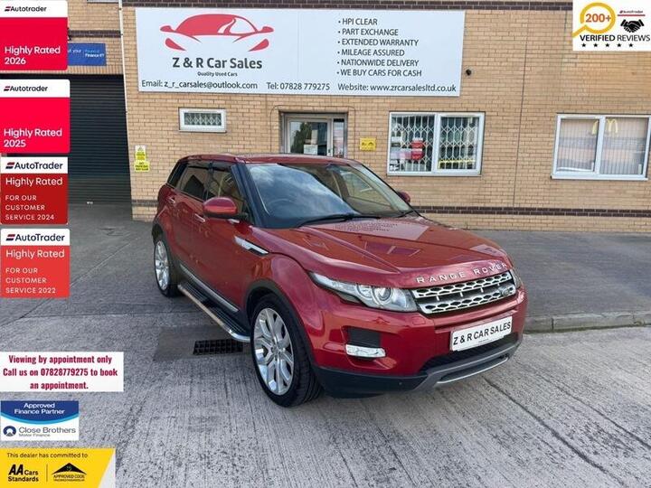 Land Rover Range Rover Evoque 2.2 SD4 Prestige Lux Auto 4WD Euro 5 (s/s) 5dr