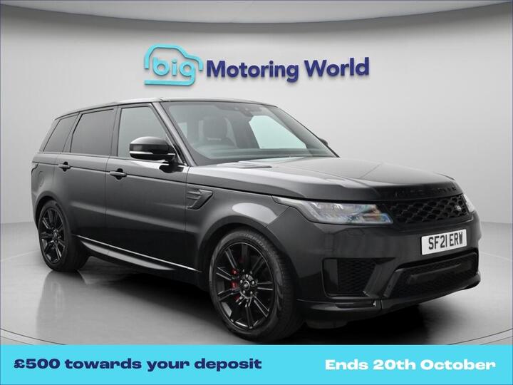 Land Rover Range Rover Sport 2.0 P400e 13.1kWh HSE Dynamic Black Auto 4WD Euro 6 (s/s) 5dr