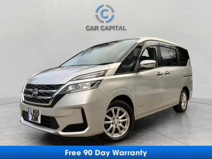 Nissan SERENA 2.0 PURE DRIVE S-HYBRID PETROL CVT 8 SEATS HPI CHECK+SLIDING DOORS+ALLOYS+MOT