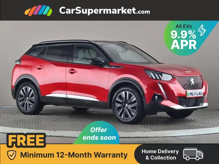 Peugeot 2008 50kWh GT Premium Auto 5dr Peugeot 2008 50kWh GT Premium Auto 5dr