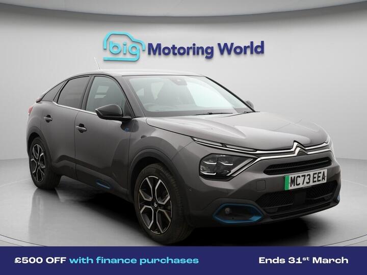 Citroen E-C4 50kWh Shine Plus Auto 5dr (7.4kW Charger)