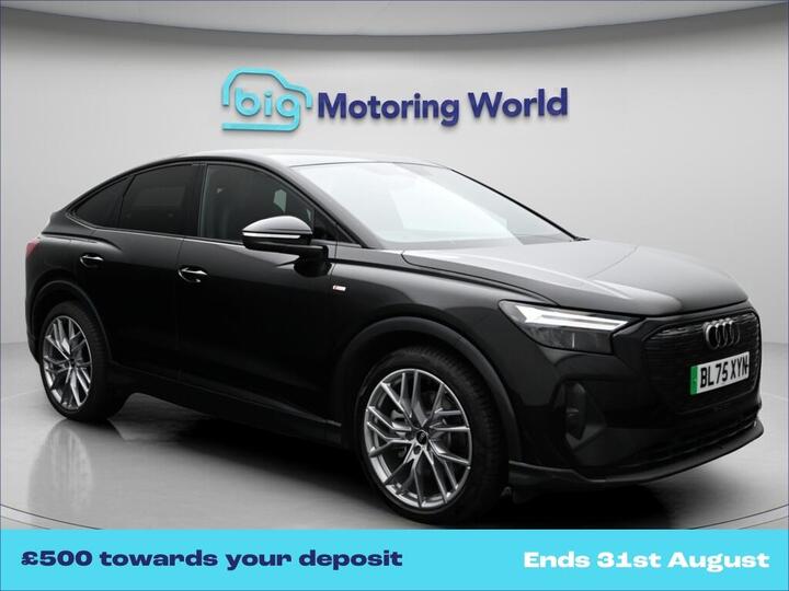 Audi Q4 E-tron 40 Black Edition Sportback Auto 5dr 63kWh
