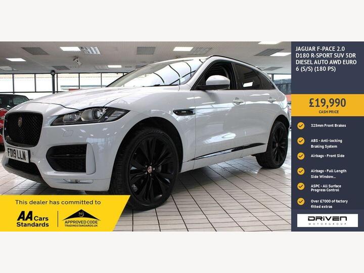 Jaguar F-PACE 2.0 D180 R-Sport Auto AWD Euro 6 (s/s) 5dr