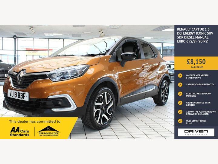 Renault CAPTUR 1.5 DCi ENERGY Iconic Euro 6 (s/s) 5dr
