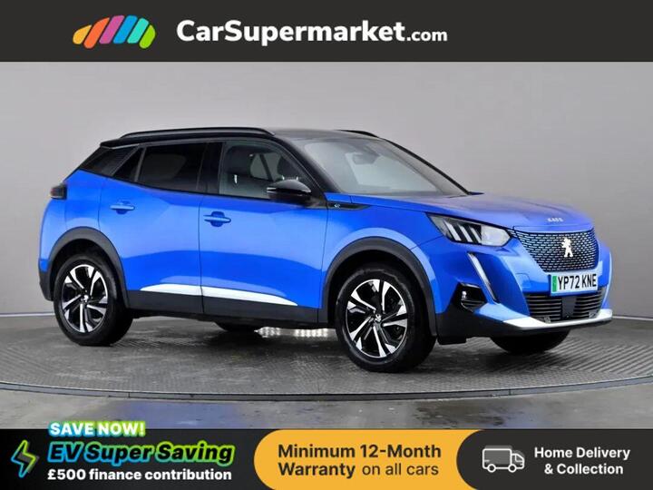 Peugeot 2008 50kWh GT Auto 5dr (7kW Charger)