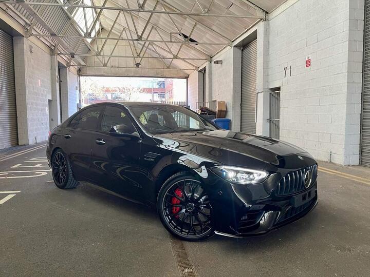 Mercedes-Benz C Class 2.0 C63 6.1kWh AMG S E Performance Night Edition (Premium Plus) SpdS MCT 4MATIC+ Euro 6 (s/s) 4dr Mercedes-Benz C Class 2.0 C63 6.1kWh AMG S E Performance Night Edition (Premium Plus) SpdS MCT 4MATIC+ Euro 6 (s/s) 4dr