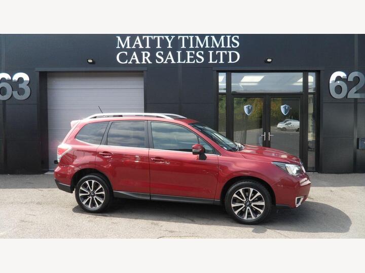 Subaru FORESTER 2.0i XT SYMM AWD Euro 6 5dr 237 BHP,FSH,LEATHER,NAV,CAMERA. 99.950 MILES,FSH,SAT-NAV,LEATHER.