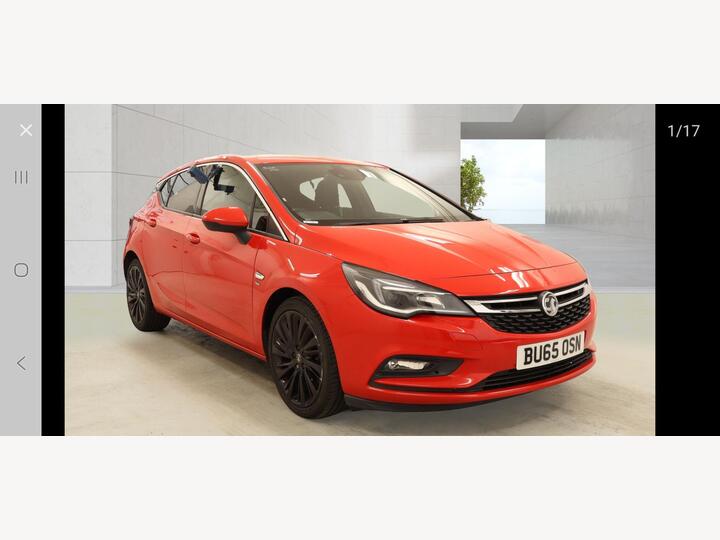Vauxhall Astra 1.6 CDTi BlueInjection SRi Nav Euro 6 (s/s) 5dr
