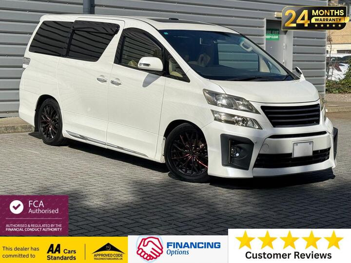 Toyota Vellfire 2012- White| Beige Interior| 8 Seater