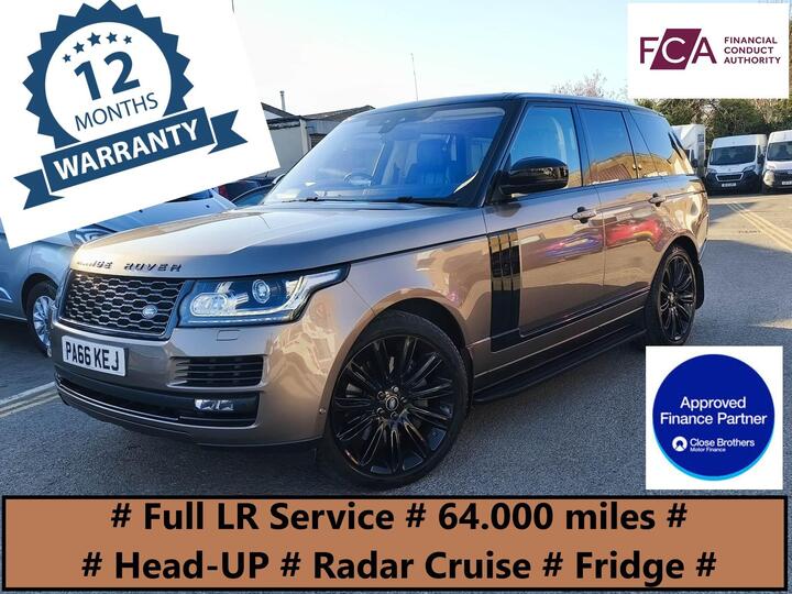Land Rover Range Rover 4.4 SD V8 Vogue SE Auto 4WD Euro 6 (s/s) 5dr