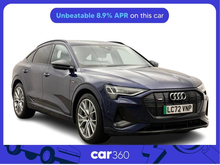 Audi E-tron 50 Black Edition Sportback Auto Quattro 5dr 71.2kWh (11kW Charger)