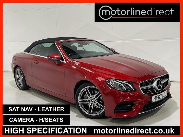 Mercedes-Benz E Class 2.0 E220d AMG Line Cabriolet G-Tronic+ Euro 6 (s/s) 2dr