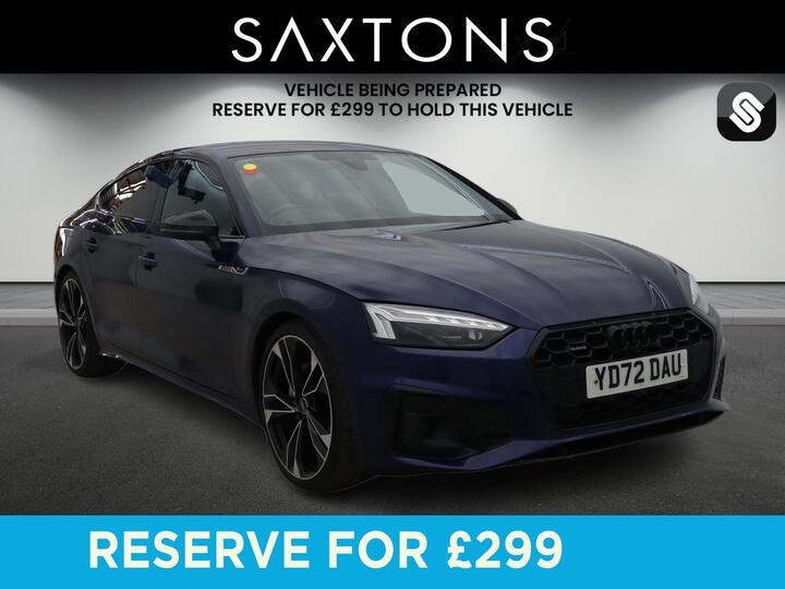 Audi A5 2.0 TDI 40 Black Edition Sportback S Tronic Quattro Euro 6 (s/s) 5dr