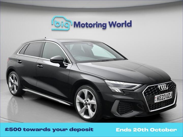 Audi A3 1.0 TFSI 30 S Line Sportback S Tronic Euro 6 (s/s) 5dr
