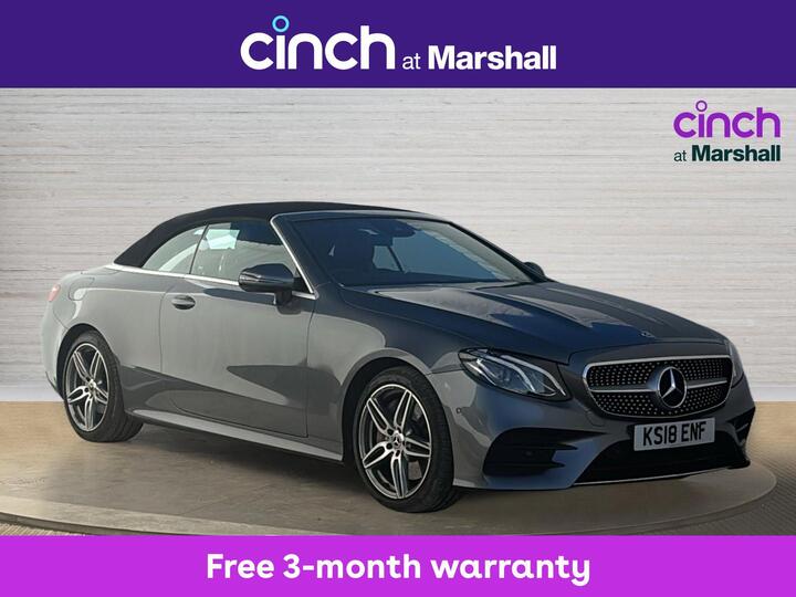 Mercedes-Benz E Class 3.0 E350d V6 AMG Line Cabriolet G-Tronic+ 4MATIC Euro 6 (s/s) 2dr