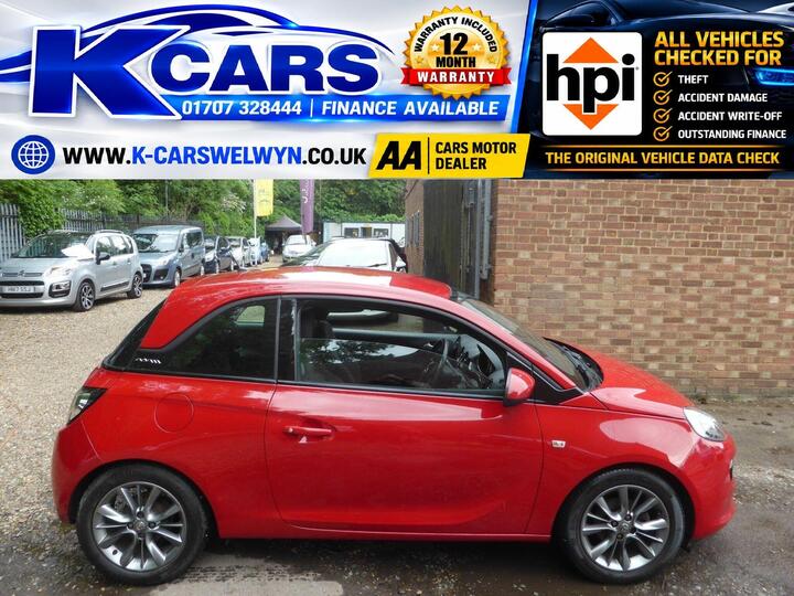 Vauxhall ADAM 1.2 16v JAM Euro 5 3dr