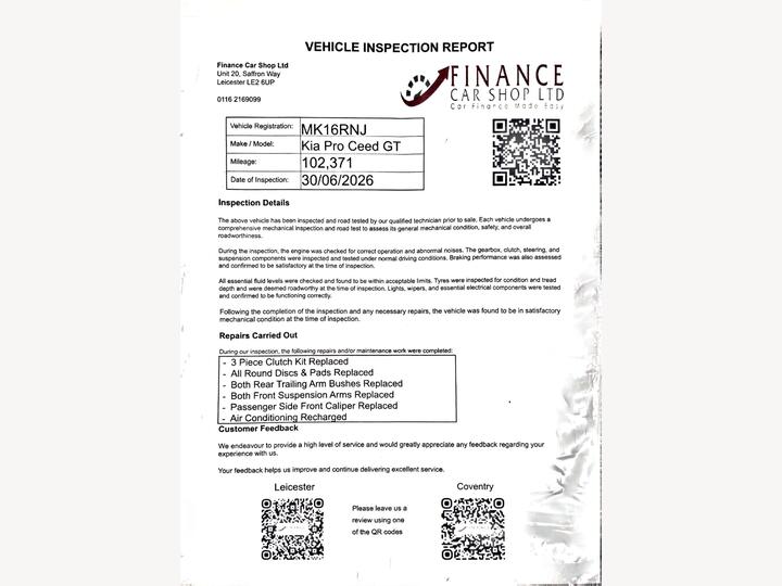 Kia ProCeed 1.6 CRDi GT-Line Euro 6 (s/s) 3dr