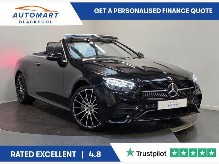 Mercedes-Benz E Class 2.0 E300dh MHEV AMG Line Night Edition (Premium Plus) Cabriolet G-Tronic+ 4MATIC Euro 6 (s/s) 2dr Mercedes-Benz E Class 2.0 E300dh MHEV AMG Line Night Edition (Premium Plus) Cabriolet G-Tronic+ 4MATIC Euro 6 (s/s) 2dr