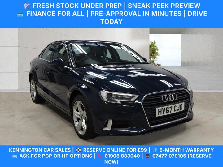 Audi A3 1.6 TDI Sport S Tronic Euro 6 (s/s) 4dr