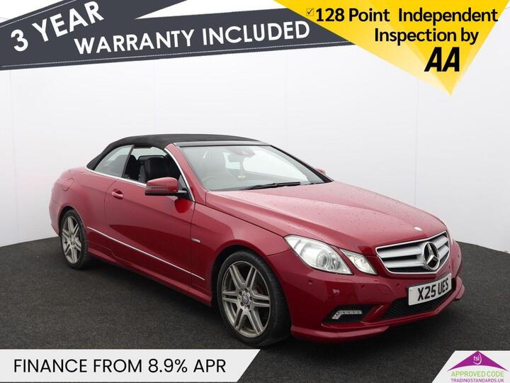 Mercedes-Benz E-CLASS 1.8 E250 CGI BlueEfficiency Sport Cabriolet Tiptronic Euro 5 2dr