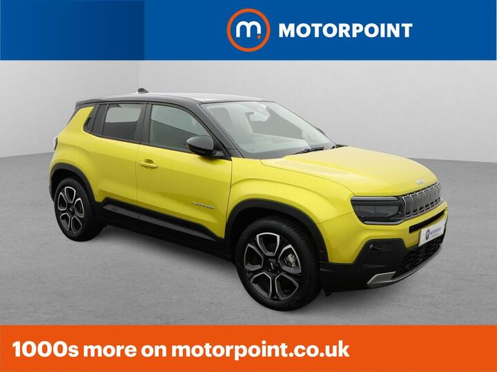 Jeep Avenger 54kWh Summit Auto 5dr Jeep Avenger 54kWh Summit Auto 5dr