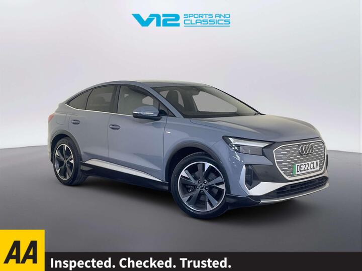Audi Q4 E-tron 35 S Line Sportback Auto 5dr 55kWh Audi Q4 E-tron 35 S Line Sportback Auto 5dr 55kWh