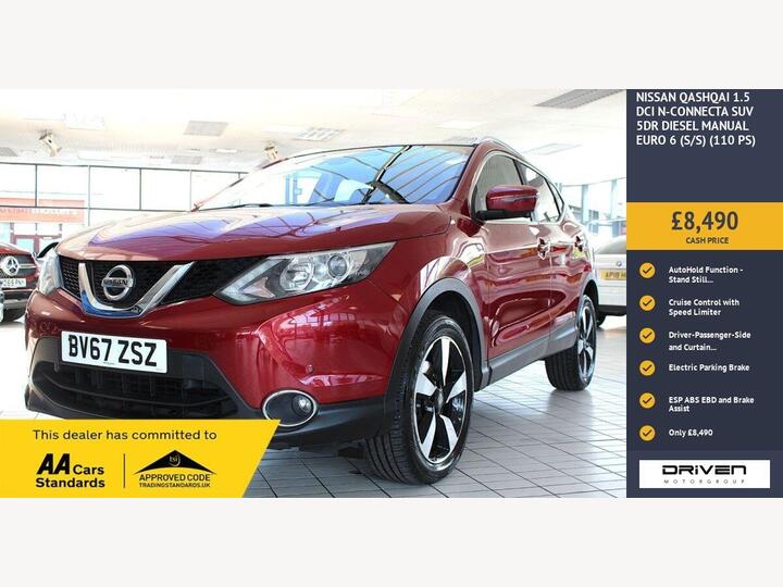 Nissan QASHQAI 1.5 DCi N-Connecta Euro 6 (s/s) 5dr