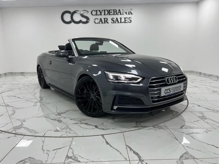 Audi A5 CABRIOLET 2.0 TFSI S Line S Tronic Quattro Euro 6 (s/s) 2dr Audi A5 CABRIOLET 2.0 TFSI S Line S Tronic Quattro Euro 6 (s/s) 2dr