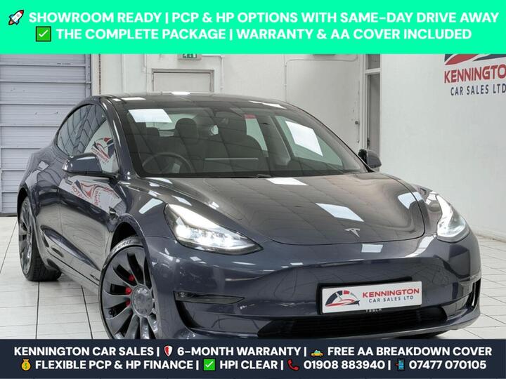 Tesla Model 3 (Dual Motor) Performance Auto 4WDE 4dr (Performance Upgrade)