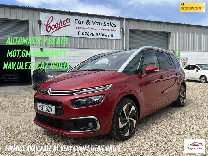 Citroen Grand C4 Picasso 2.0 BlueHDi Flair EAT6 Euro 6 (s/s) 5dr Citroen Grand C4 Picasso 2.0 BlueHDi Flair EAT6 Euro 6 (s/s) 5dr