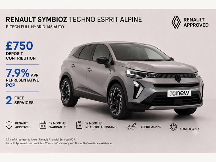 Renault Symbioz 1.6 E-TECH Techno Esprit Alpine Auto Euro 6 (s/s) 5dr
