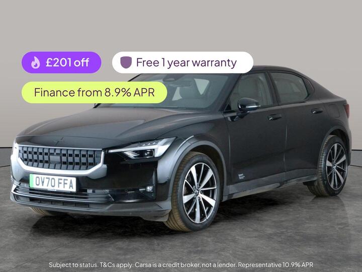 Polestar Polestar 2 Dual Motor 78kWh Long Range Plus Pilot Fastback Auto 4WDE 5dr