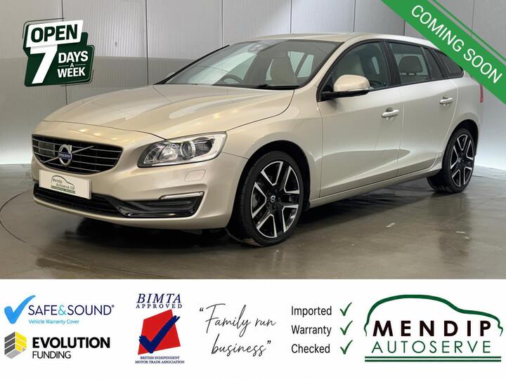 Volvo V60 2.0 D4 SE Lux Nav Estate 5dr Diesel Auto Euro 6 (s/s) (190 Ps)