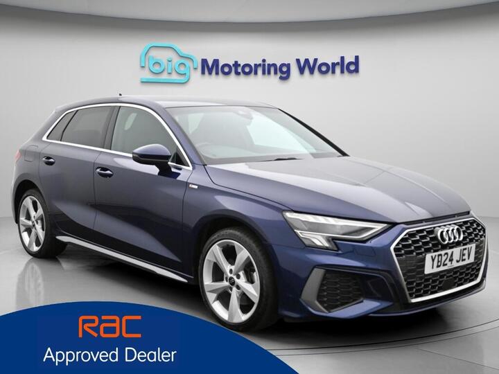 Audi A3 1.4 TFSIe 40 S Line Sportback S Tronic Euro 6 (s/s) 5dr 13kWh