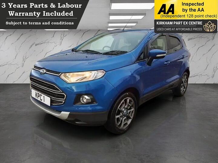 Ford ECOSPORT 1.0T EcoBoost Titanium 2WD Euro 6 (s/s) 5dr Ford ECOSPORT 1.0T EcoBoost Titanium 2WD Euro 6 (s/s) 5dr