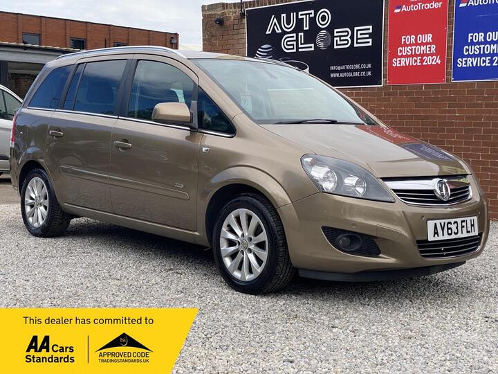 Vauxhall Zafira 1.6 16V Design Euro 5 5dr (SNav) Vauxhall Zafira 1.6 16V Design Euro 5 5dr (SNav)
