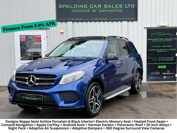 Mercedes-Benz GLE Class 3.0 GLE350d V6 AMG Line (Premium Plus) G-Tronic 4MATIC Euro 6 (s/s) 5dr
