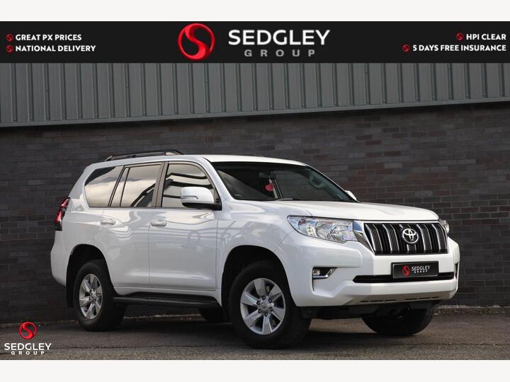 Toyota Land Cruiser 2.8D Active Auto 4WD Euro 6 (s/s) 5dr (7 Seat)