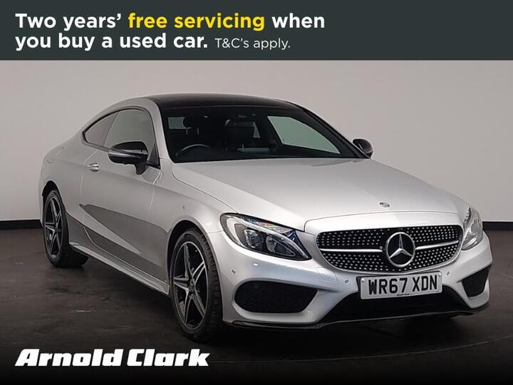 Mercedes-Benz C Class 2.0 C200 AMG Line (Premium Plus) G-Tronic+ Euro 6 (s/s) 2dr