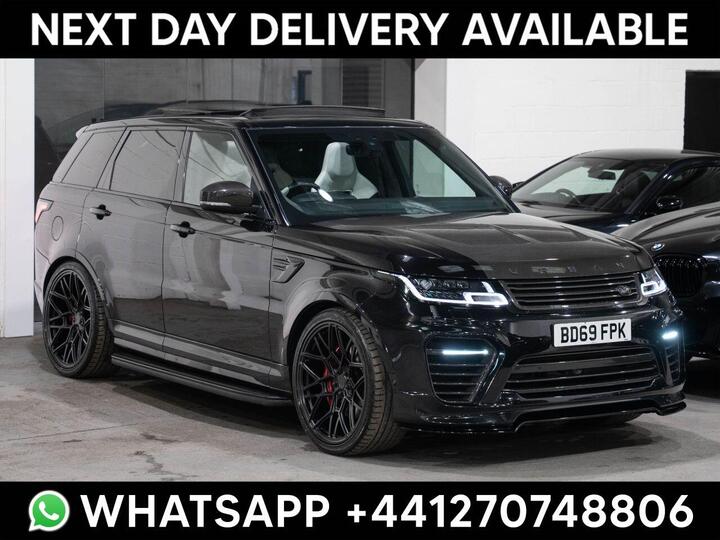 Land Rover RANGE ROVER SPORT 5.0 P575 V8 SVR Auto 4WD Euro 6 (s/s) 5dr Land Rover RANGE ROVER SPORT 5.0 P575 V8 SVR Auto 4WD Euro 6 (s/s) 5dr