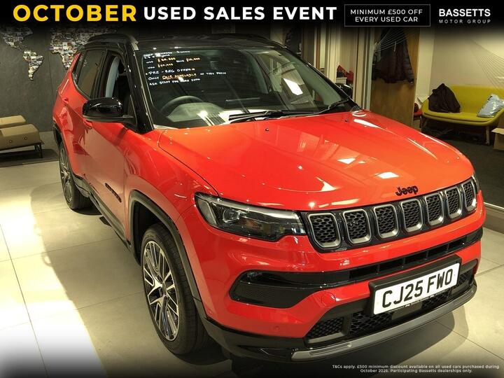 Jeep COMPASS 1.5 T4 E-Hybrid MHEV Summit DCT FWD Euro 6 (s/s) 5dr Jeep COMPASS 1.5 T4 E-Hybrid MHEV Summit DCT FWD Euro 6 (s/s) 5dr